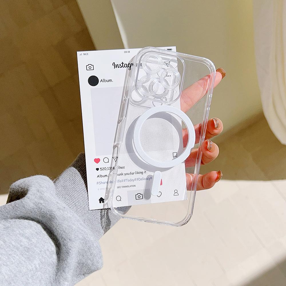Slam Dunk Anime Magsafe Magnetic Phone Case for iPhone 16 15 14 13 12 11 8 7 Plus Pro Max X XR XSMax Soft Clear Tpu Cover