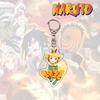 Anime Naruto Acrylic Keychain Accessaries Uzumaki Naruto Cartoon Keyring