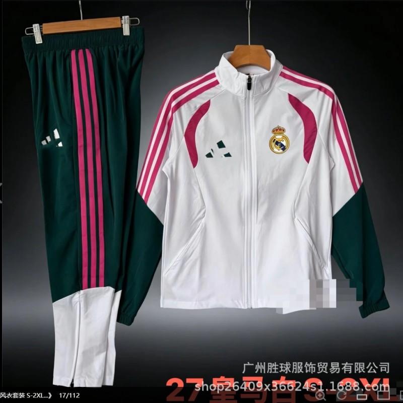Mens Sports Windbreaker Set Team Club Training Jacket Lightweight Running Basketball