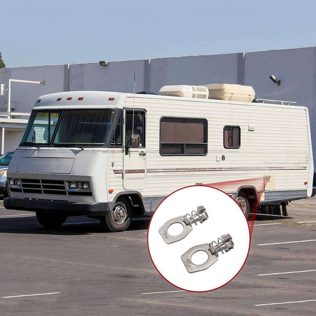 Водонагреватель Cam Lock Металлический Водонагреватель Дверная защелка Крышка Водонагревателя Кемпер RV Дверная защелка Крепление 2 шт./комплект