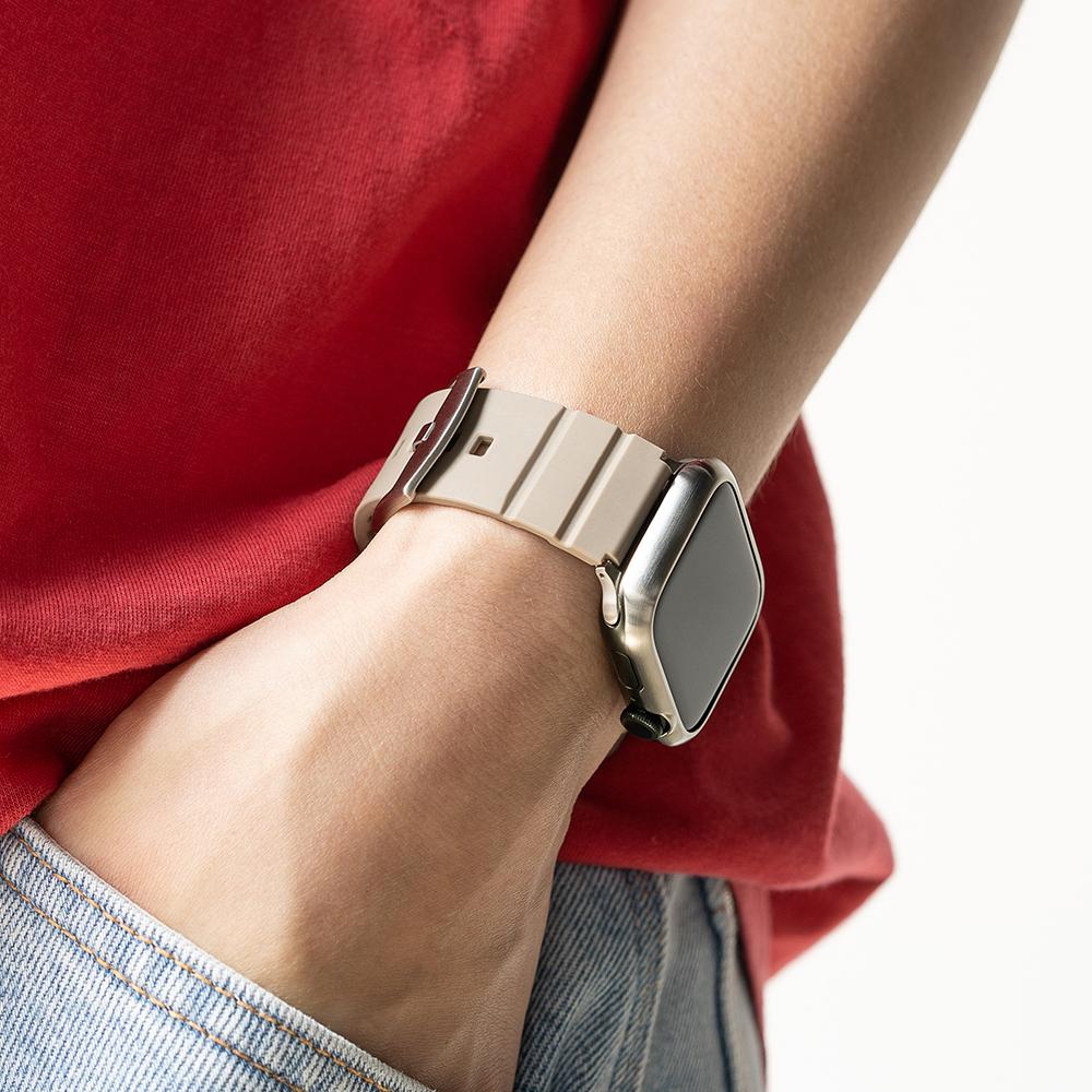 Lingke Резиновый Один Смелый Ремешок для Galaxy Watch Apple Watch