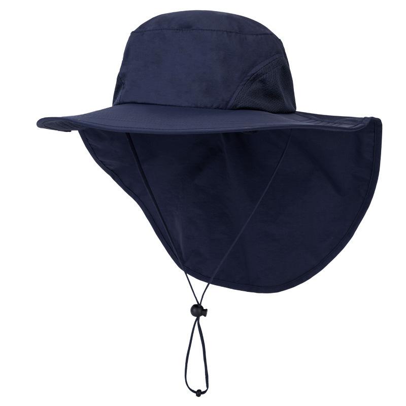 Summer Outdoor Women's Sun Protection Hat Fishing Hat Waterproof Large Brim Bucket Hat Men's Breathable Sunshade Sun Hat 2026