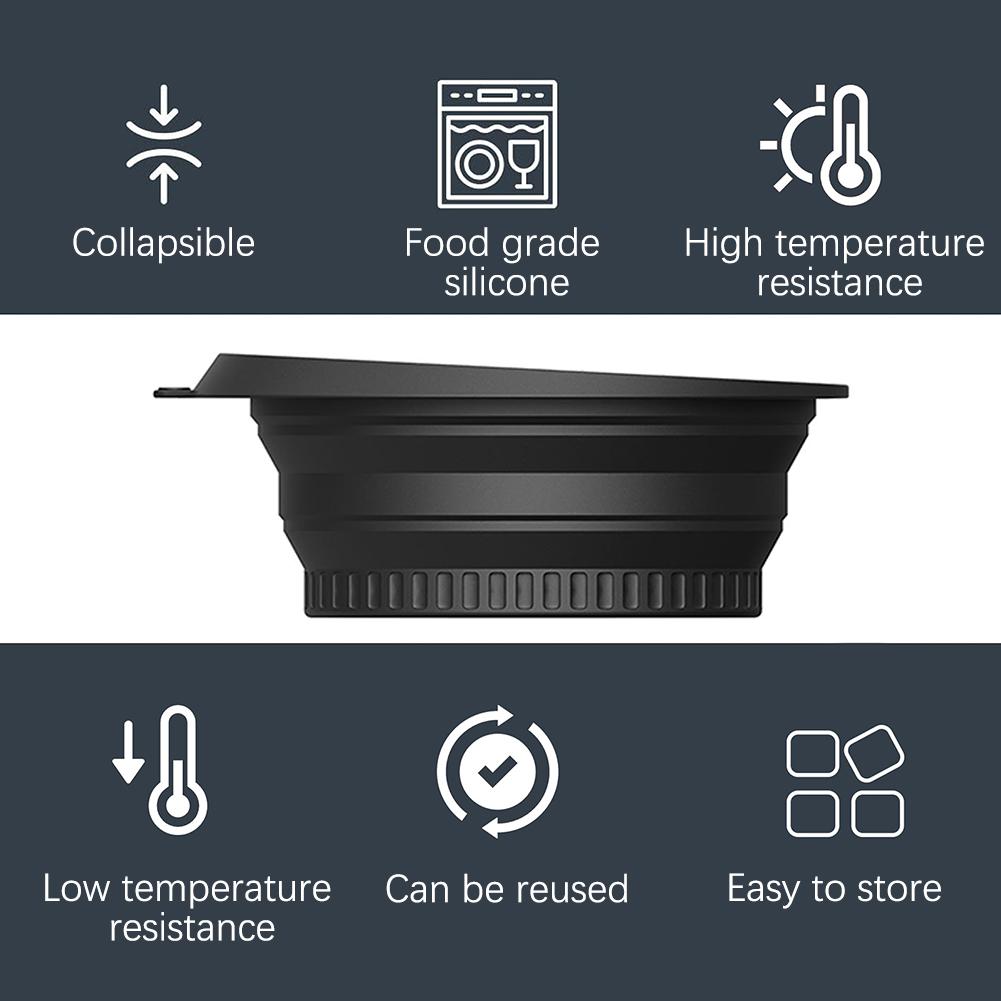 Face Bowl For Ice Foldable Silicone Wash Basin For Skin Care