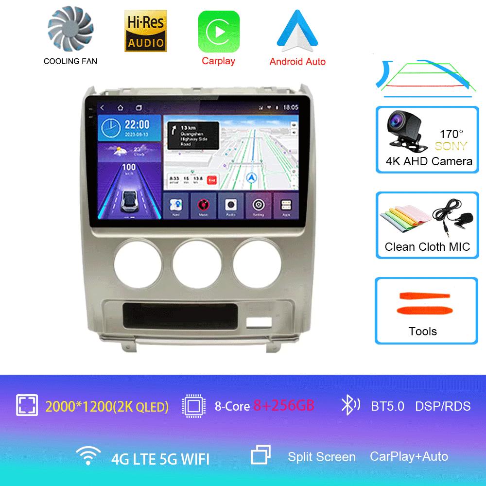 Android 14 Для Mitsubishi Delica D5 2007 - 2009 RHD Автомагнитола Стерео Головное устройство медиаплеер GPS-навигация Не 2din DVD