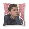Tom Holland Thinking Square Pillowcase Polyester Linen Velvet Creative Zip Decorative Sofa Seater Cushion Cover