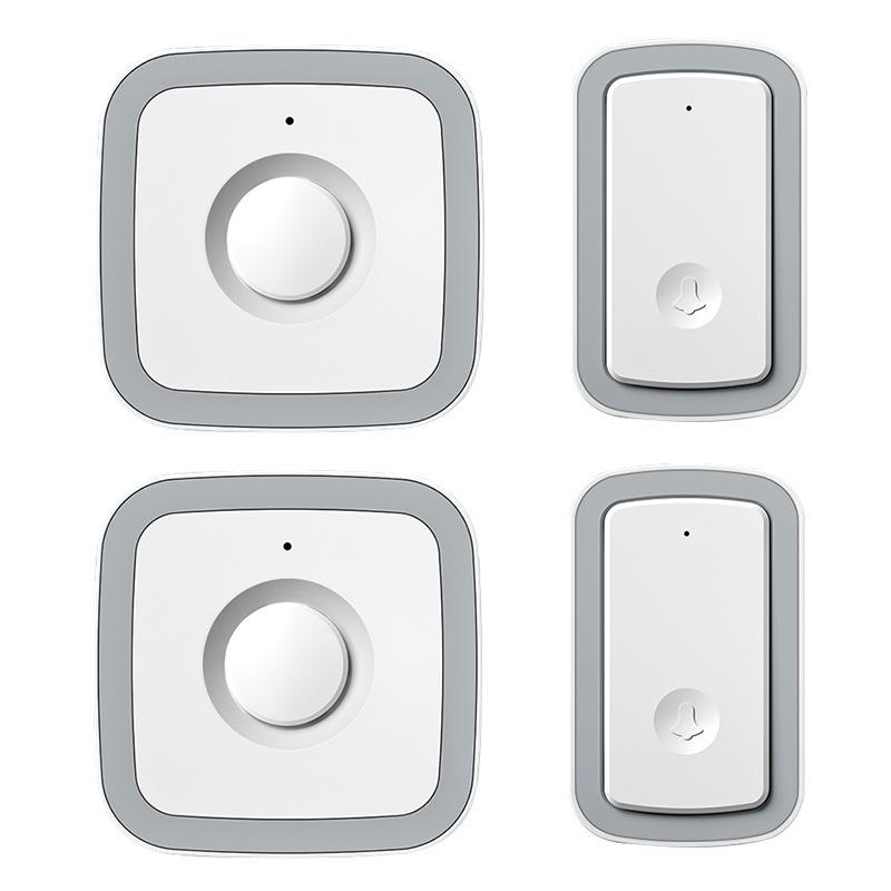 Smart Waterproof Wireless Doorbell for Home with Remote Music Control, Two-to-Two Connectivity, Ideal for Elderly
