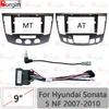 Рамка для автомагнитолы 2DIN 9 дюймов для Hyundai Sonata NF 2004-2010, Панель для Android-стереосистемы, Жгут проводов 16 PIN, Шнур питания