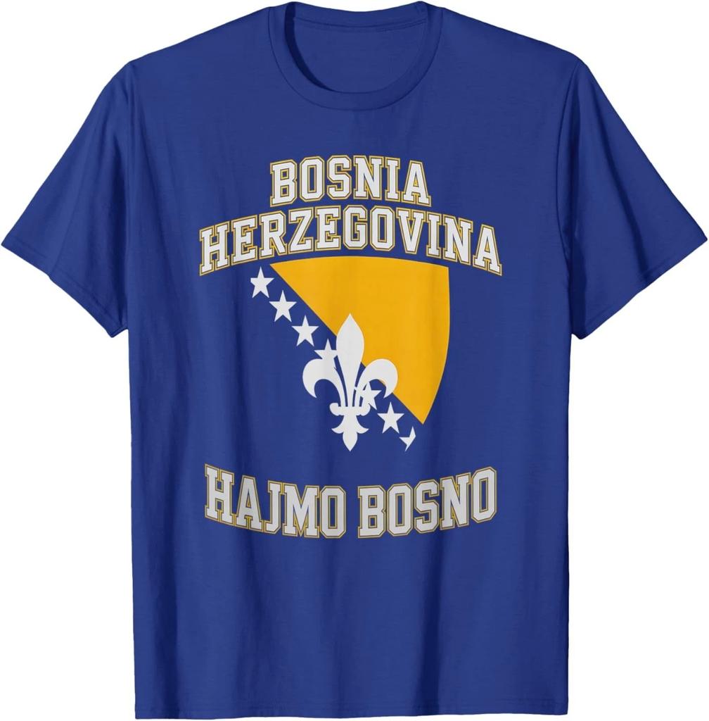 Гордый Боснийский Дракон HAJMO BOSNO Любимая Кричалка Страны Игровая Унисекс Футболка