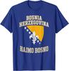 Гордый Боснийский Дракон HAJMO BOSNO Любимая Кричалка Страны Игровая Унисекс Футболка