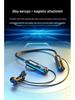 Новая трансграничная шейная Bluetooth-гарнитура: Большой аккумулятор, Внутриканальные спортивные, Беспроводные с цифровым дисплеем