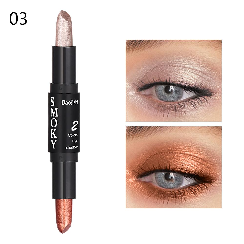 Double Head Highlight Stick Grooming Shadow Nose Shadow Concealer Stick High Pearl Eyeshadow Beauty