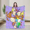 Rugrats Animated Character Blanket Quality Super Warm  Bedding Throws Autumn Camping Couch Bed Fluffy Bedspread