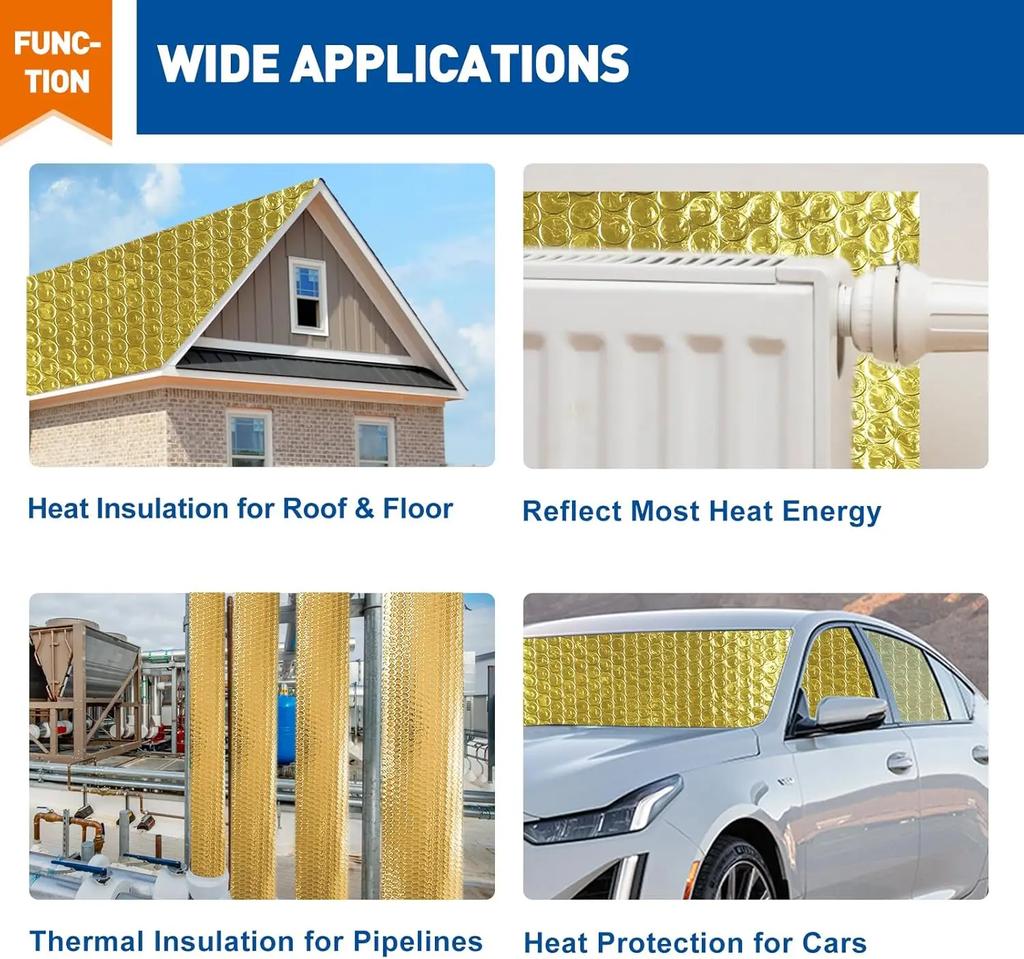 1-3PCS 500*800mm 2mm Car Sound Mat Proofing Deadener Heat Noise Insulation Deadening Mat Hood Closed Cell Foam Accessories