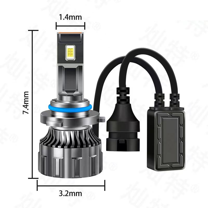 2 шт. автомобильные лампочки, автомобильная лампа 6000K H1 H3 H4 H7, светодиодная Canbus 100 Вт 20000LM H8 H11 HB3 9005 HB4 9006 Led