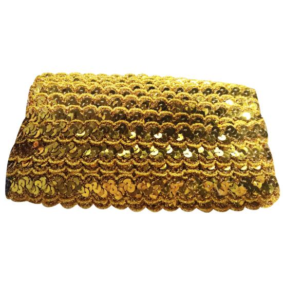 Sequin Ribbon Shiny Exquisite DIY Polyester Yarn Sewing Applique Sequin Lace Trim Home Supply