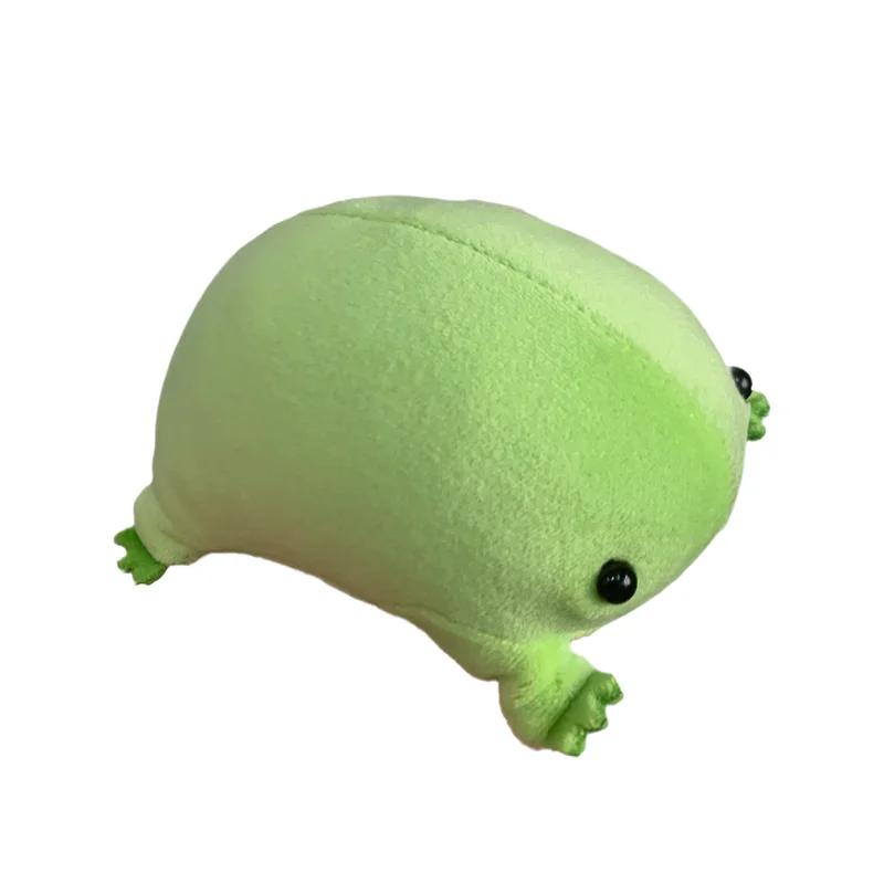 Каваи Мультяшный Аниме Зеленая Лягушка Плюшевый Брелок Декомпрессионные Животные Пушистая Фигурка Лягушки Мягкая Плюшевая Лягушка Подвеска Милые Украшения
