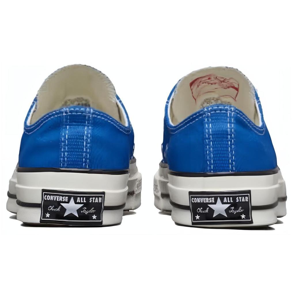 Converse Chuck 70 Taylor Повседневные Универсальные Низкие Кеды из Канваса Унисекс Синий Белый A11444C