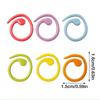 Colorful Spiral Metal Stitch Markers for Crochet & Knitting