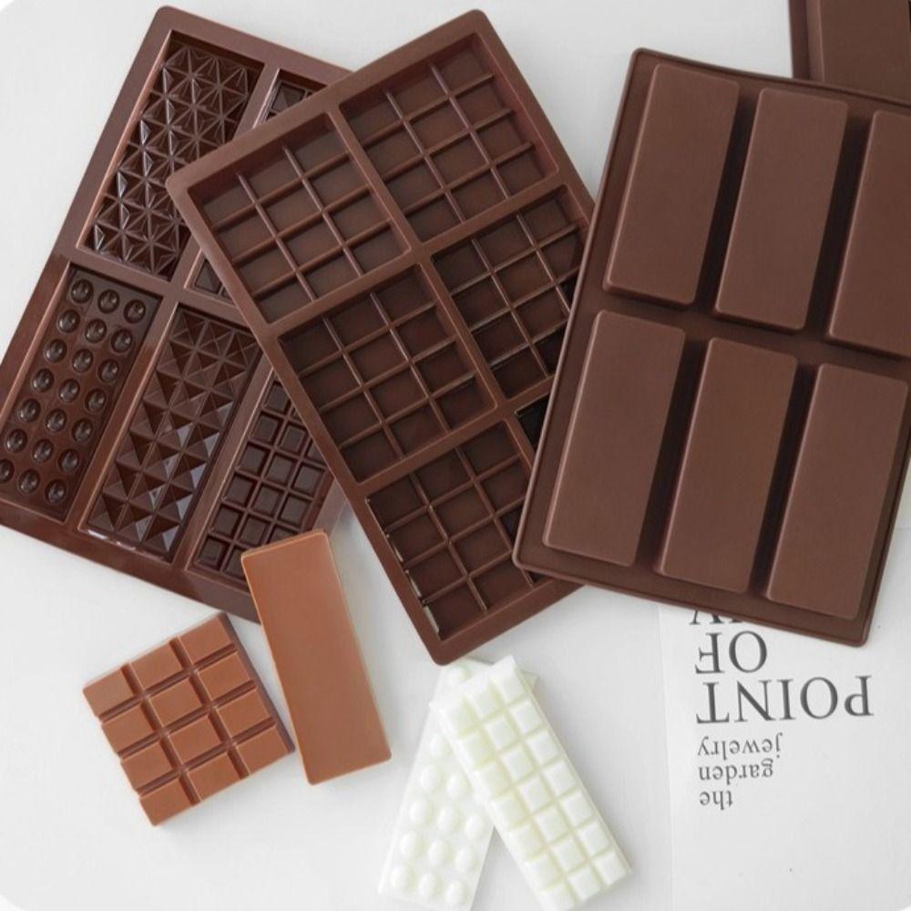 2 шт. Глубокая форма для шоколада с антипригарным покрытием, разрывающиеся формы для конфет, прочная белковая форма для закусок своими руками