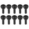 Tire Air Valve Cap, 10pcs TR415 Snap-in Car Auto Wheel Tubeless Tire Valve Stem Short Rubber Valve