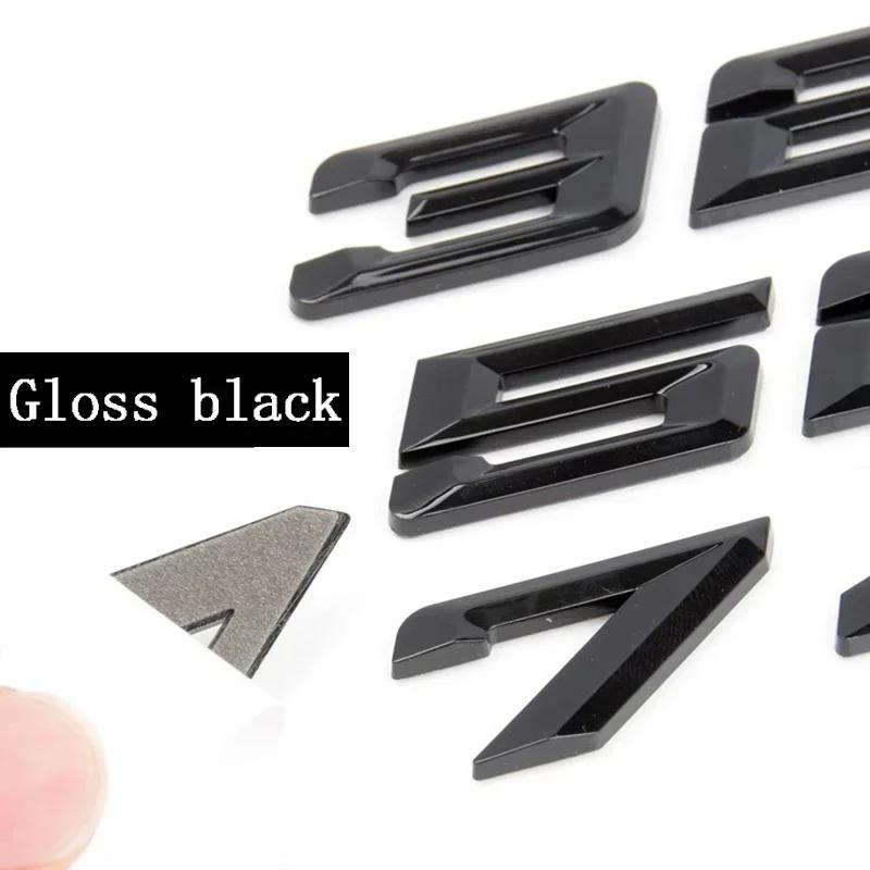 Car 3D ABS Trunk Letters Logo Badge Emblem Decals Sticker For BMW 3 series 320d 325d 328d 330d 335d E46 E90 E91 F30 F31 F34 G20 CJ6