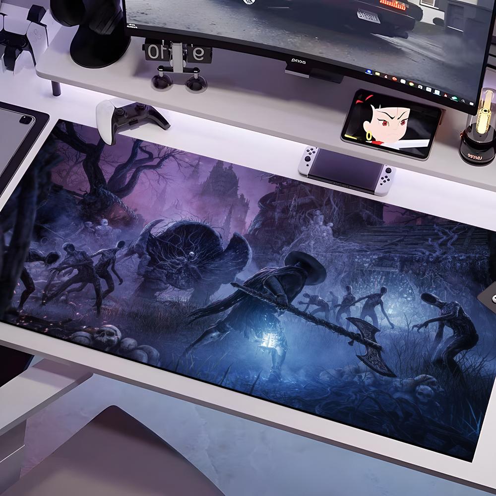 Коврик для мыши L-Lords Of The F-Fallen Разные размеры Большой квадратный Компьютерный Офисный Игровой Настольные коврики Резиновые Противоскользящие Коврики для мыши