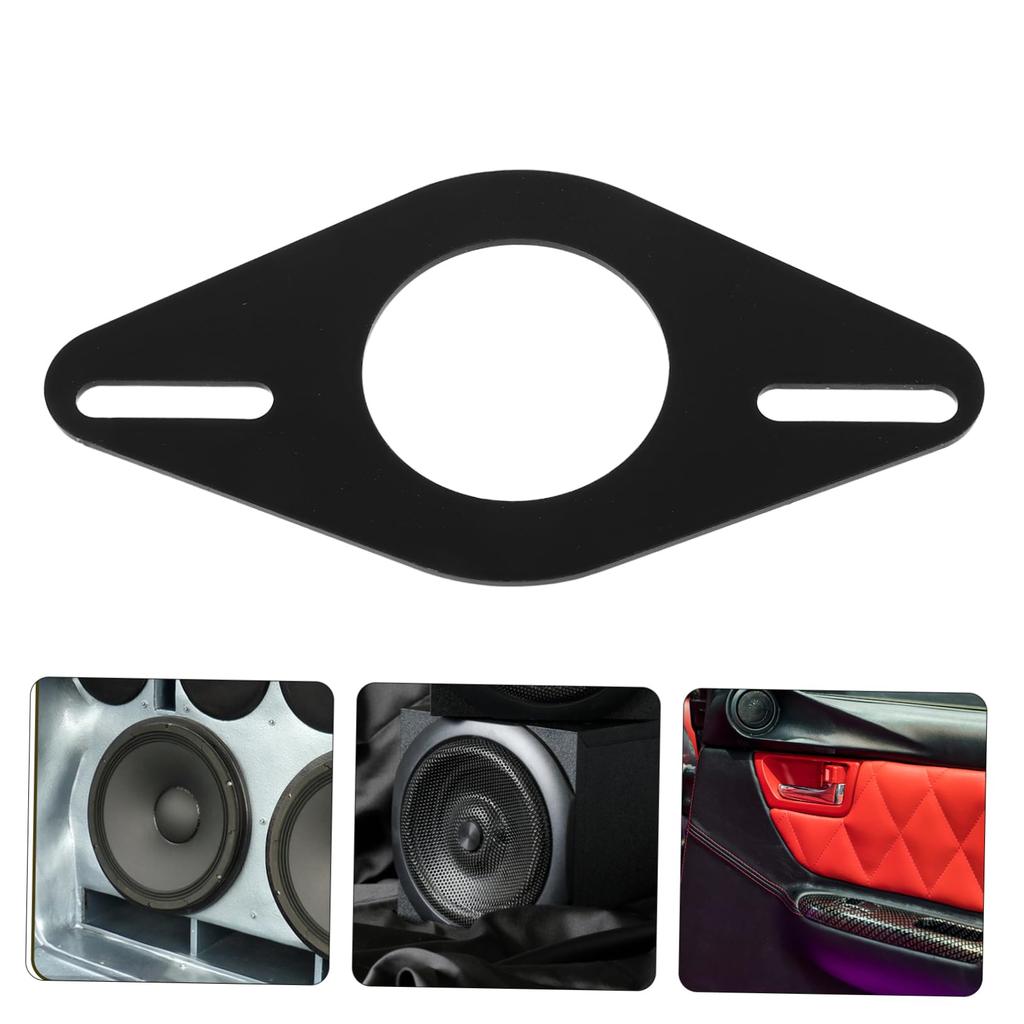 HORIALENCE 2PCS Car Audio Bracket Tweeter Mount Ring Car Pin