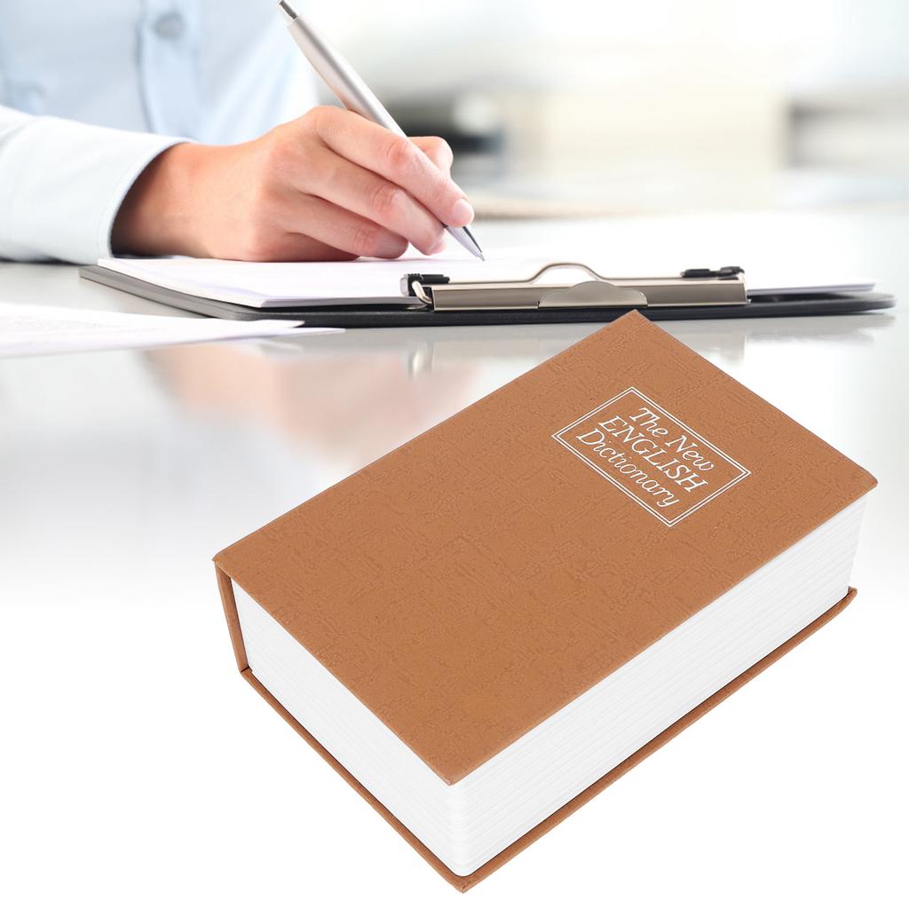 Оригинальный домашний сейф - коробка в виде книги с защитным кодовым замком для хранения монет, банковских карт, ювелирных изделий, документов и др