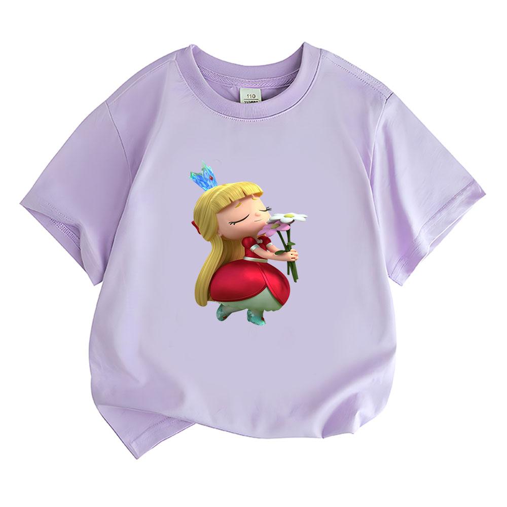 100% Cotton True and The Rainbow Kingdom Cartoon Children's T-shirt High Quality Cute Anime Print Kids Tops Toddler Summer clothes Funny T-shirt