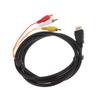 5Ft Hdmi To 3Rca/Av Converter Video Audio Converter Component Adapter Cable