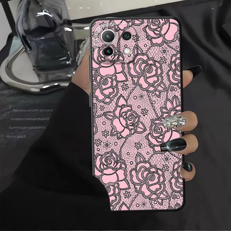 Чехол для Xiaomi Mi 14 12 12T Pro 10T 12X 11 13 Lite 11T Funda Чехол для телефона Креативный кружевной узор