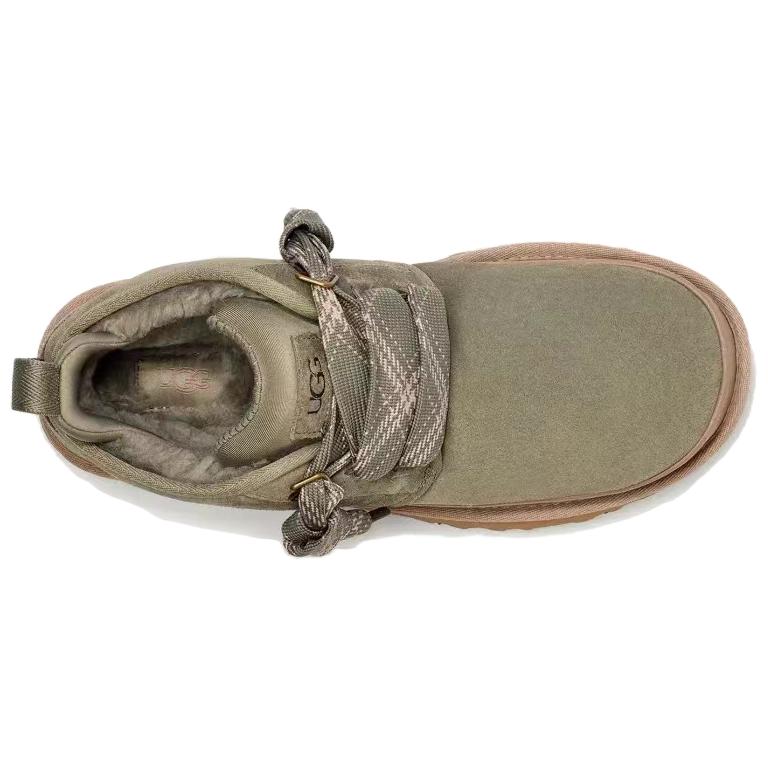 UGG Замшевые ботильоны мужские, цвет мшисто-зеленый 1153770-MGNS