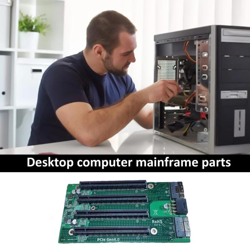 Конвертеры SFF-8654 в PCIe 4.0 x4 поддерживают интерфейсы SFF-8654 8i в PCIe 4.0 x4 x16 Gen4.0 адаптеры для преобразования карт