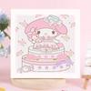 Детская алмазная мозаика Sanrio с наклейками-рамкой - Набор для самостоятельного изготовления, ручная работа, подарок