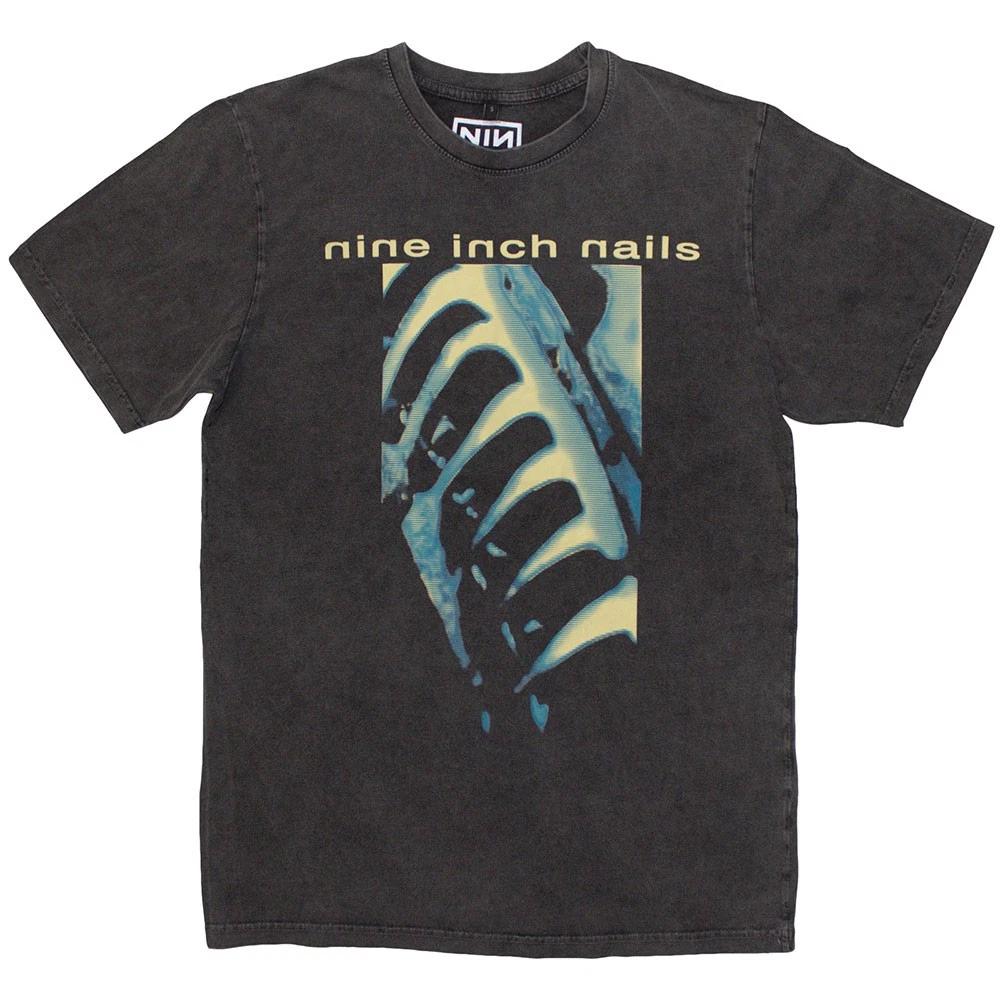 Оригинальная футболка Nine Inch Nails Pretty Hate Machine с эффектом stonewash S-2XL НОВАЯ