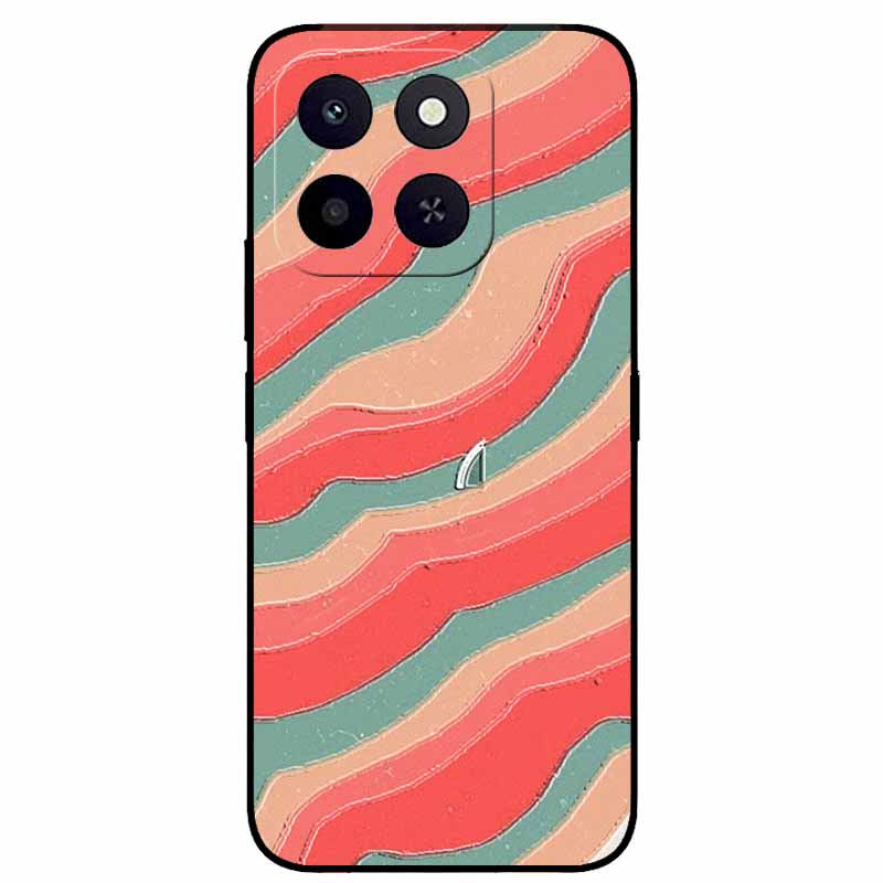 3D Cartoon Emboss Cases For Honor X6a / X6b / X6c Relief Embossed Retro Silicone Back Cover For X6B Black Funda Anime Bumper X6C