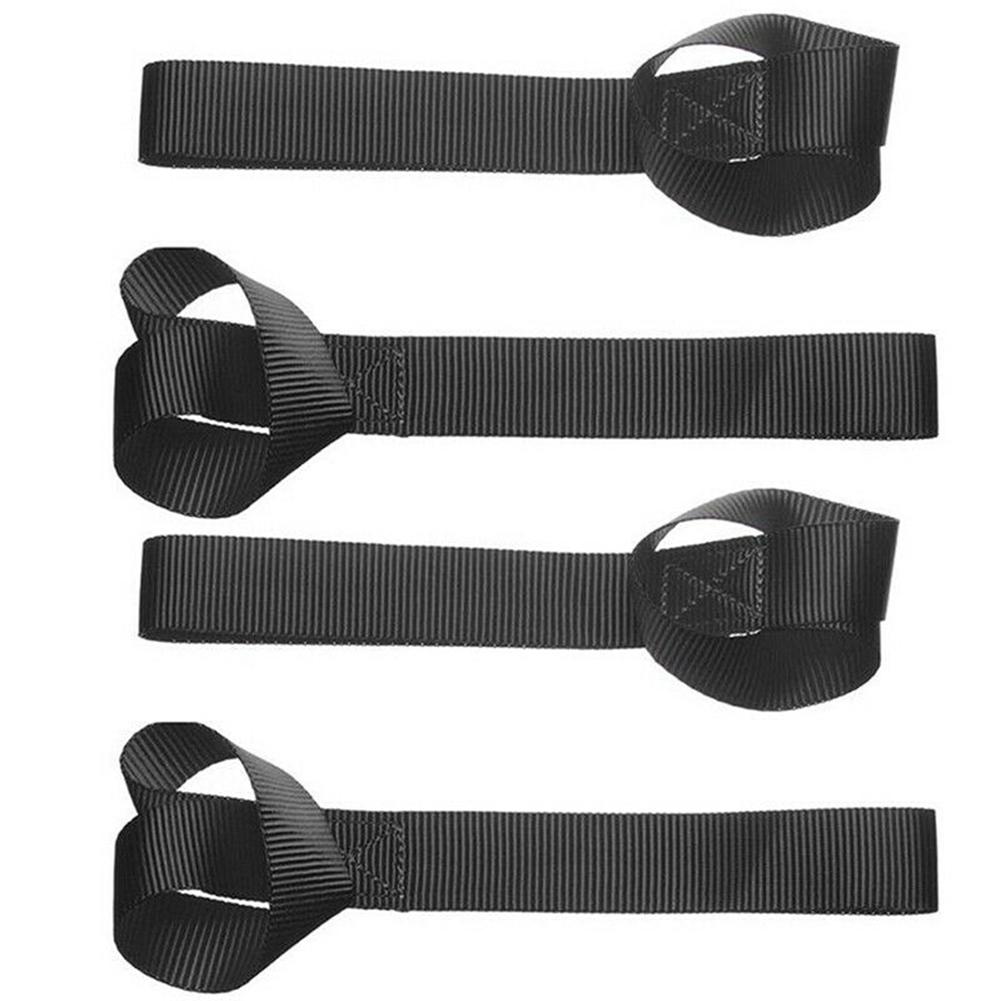 Tie Down Straps Soft Loop 30.5x2.5x0.1cm 4pcs Abrasion Resistant