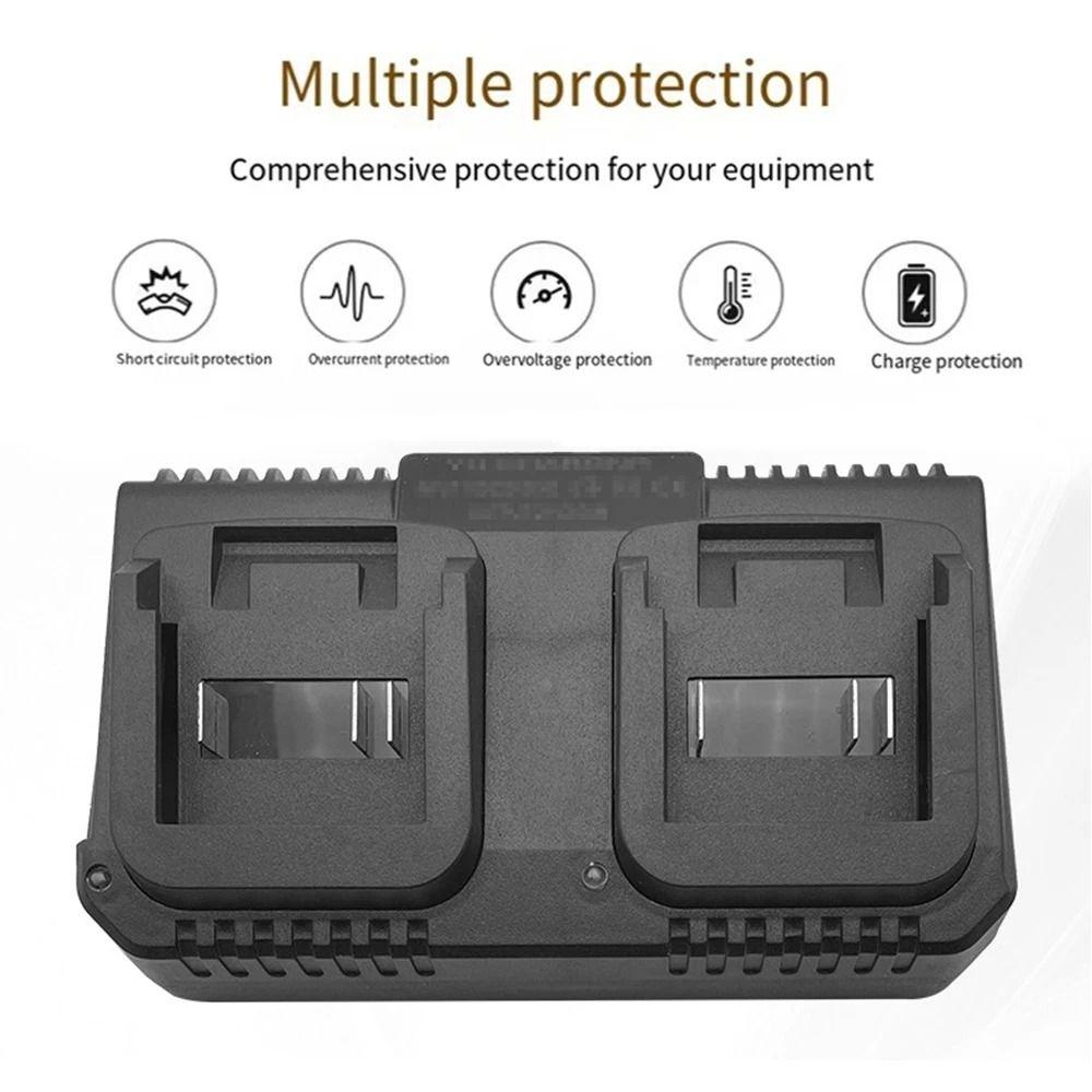1Pcs 2 Ways Battery Charger Power Tool Accessory  For Makita 18V 21V Battery BL1415/1815/1830/1850