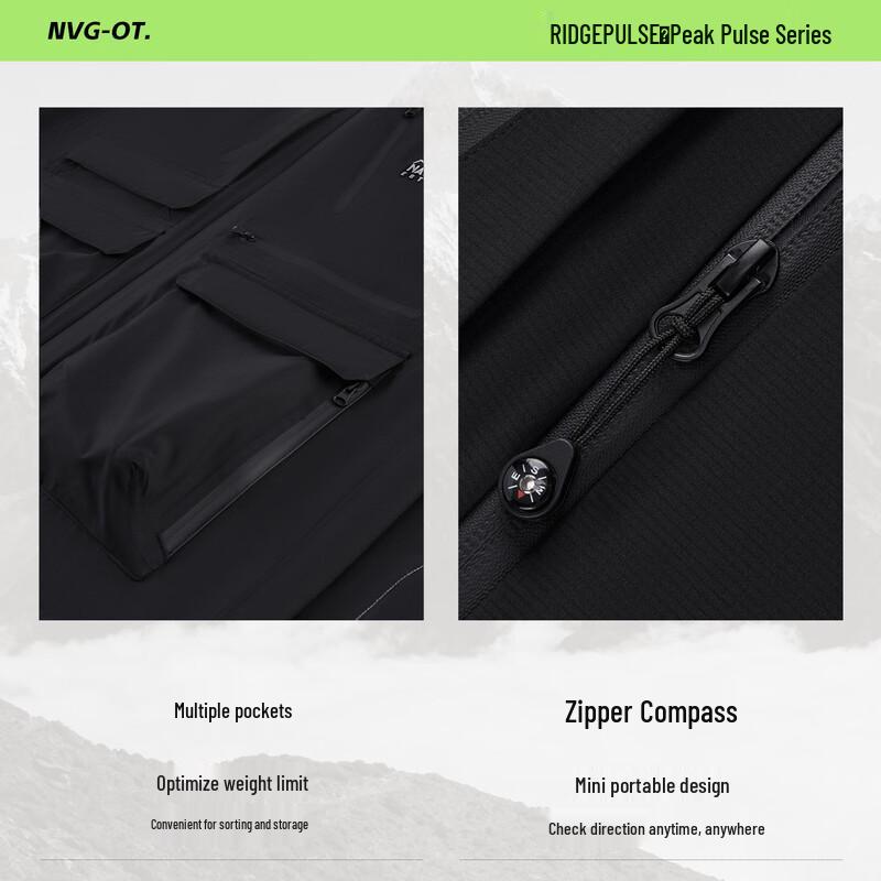 Мужская короткая водонепроницаемая куртка для активного отдыха NVG·YOUNG