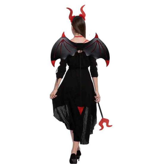 1 комплект, крылья дьявола с повязкой для волос, реалистичный вид, сверхлегкий костюм для косплея на Хэллоуин, реквизит для фотосъемки