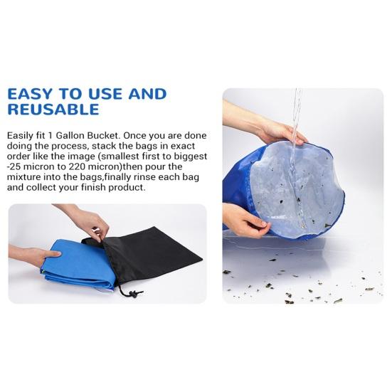 Фильтрующий мешок из нейлоновой сетки Yousheng, 5 галлонов, прочный, износостойкий, дышащий, кухонный фильтрующий мешок с прессовочным экраном для домашнего пивоварения