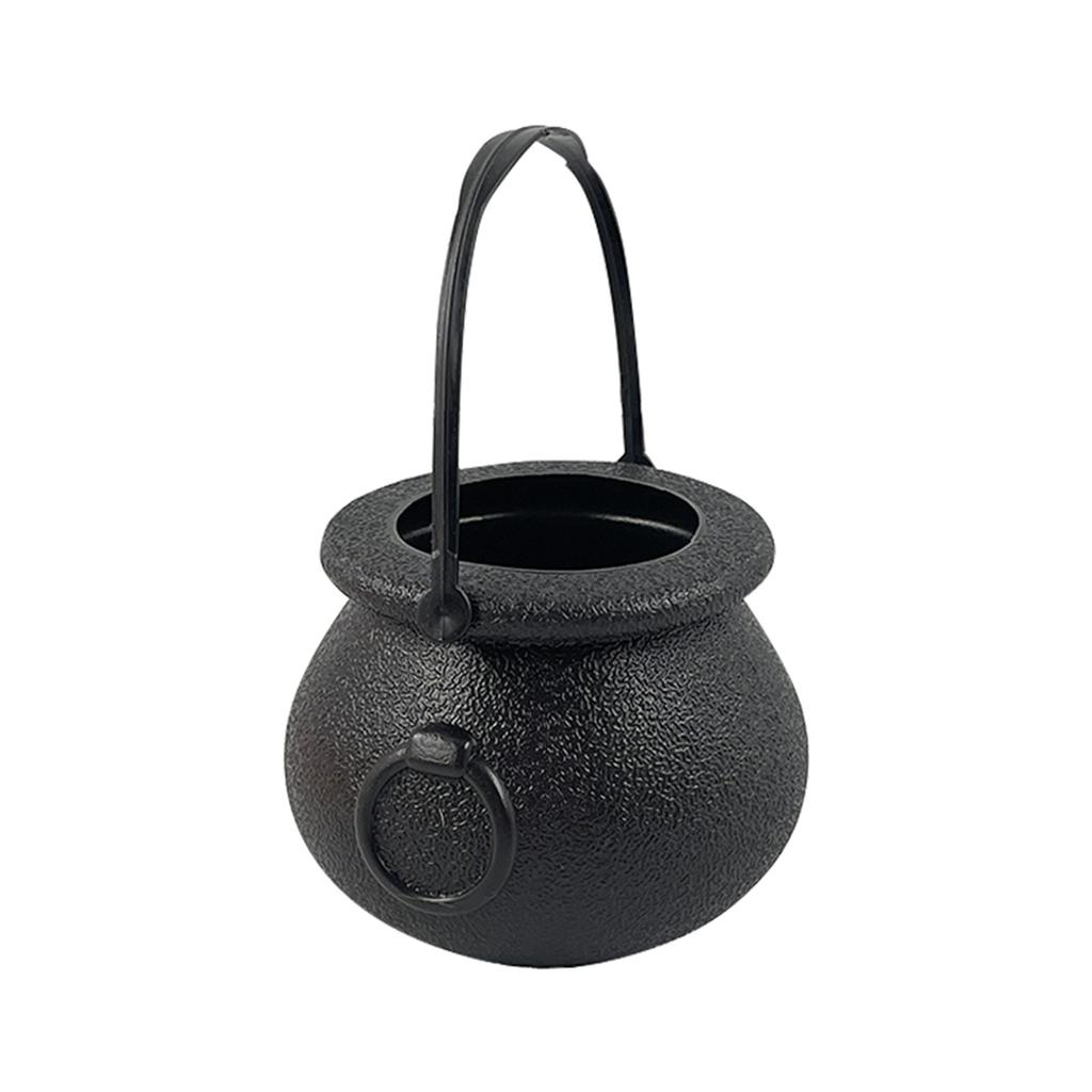 6 шт. Хэллоуин портативное ведро детский трюк или держатель для конфет ведро пластиковый держатель для конфет для детей трюк, украшения на Хэллоуин