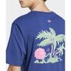 adidas Футболка Leisure Badge темно-синего цвета Jd6347