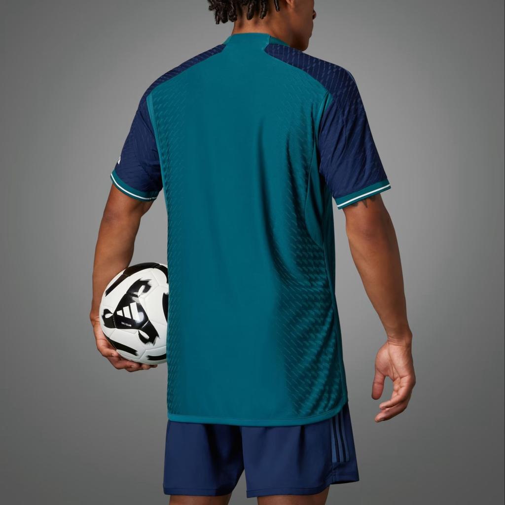 Adidas Мужские футболки с коротким рукавом и буквенным принтом, синие IN1603