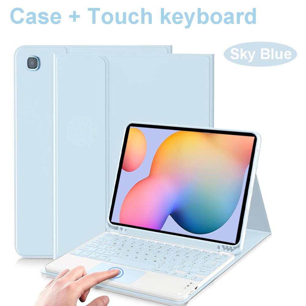 Case for Samsung Tab S6 Lite 10.4 Inch, Bluetooth Keyboard Cover for Galaxy Tab S6 Lite SM-P620/P625/P613/P619/P610/P615/P617