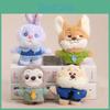 Zootopia Plush Nick And Judy Keychain Soft Toy For Girls Bag Decor