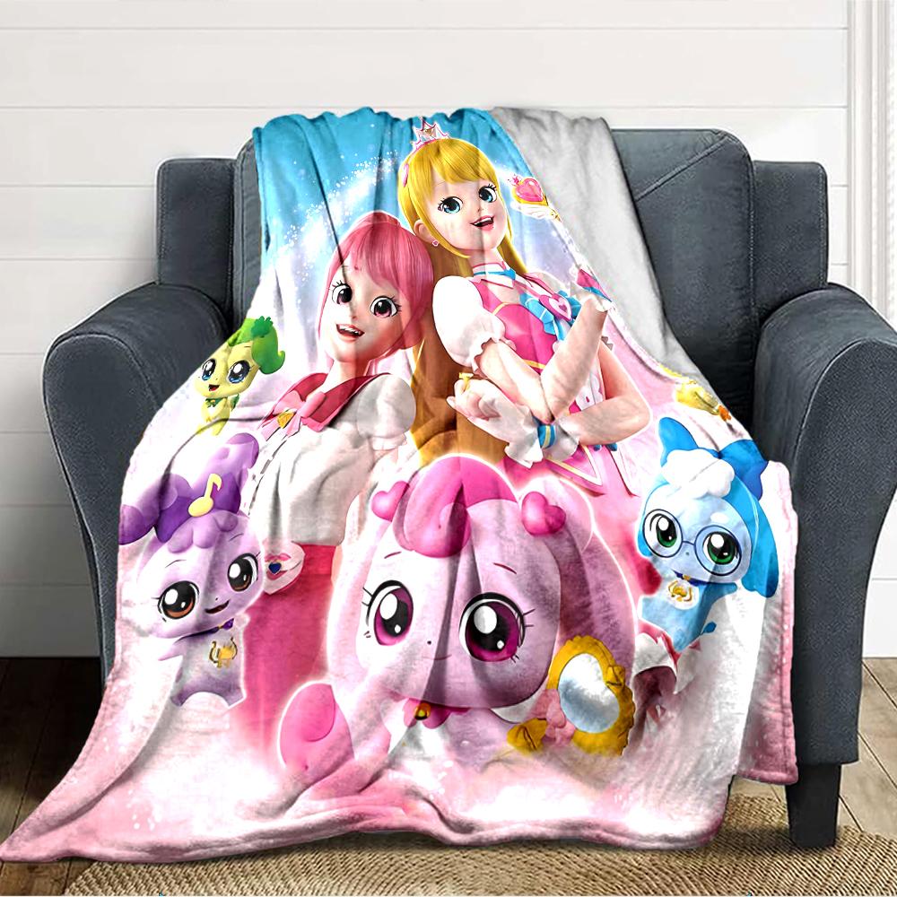 1pc Catch Teenieping Magic Sweethear (7) Blanket, Gift, for Men and Women, Soft Blanket, Good for Sofa Bed Couch Travel, Lightweight Flannel Blanket