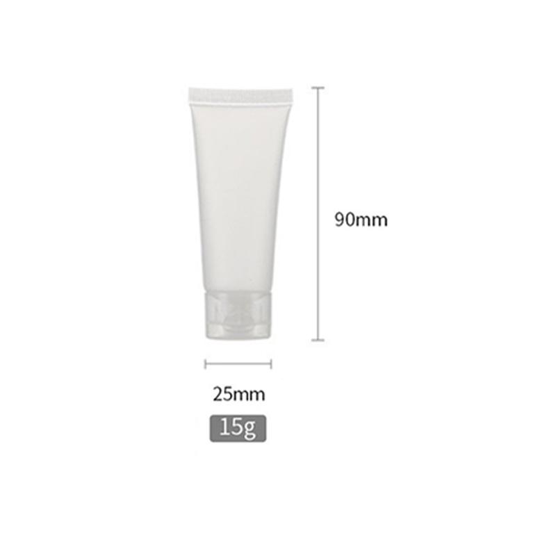 Empty Portable Tubes Squeeze Cosmetic Containers Cream Plastic Bottles