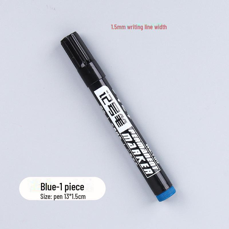 Черный маркер на масляной основе Spot 700 — большой емкости, водонепроницаемый, быстросохнущий, заправляемый, с широким наконечником.