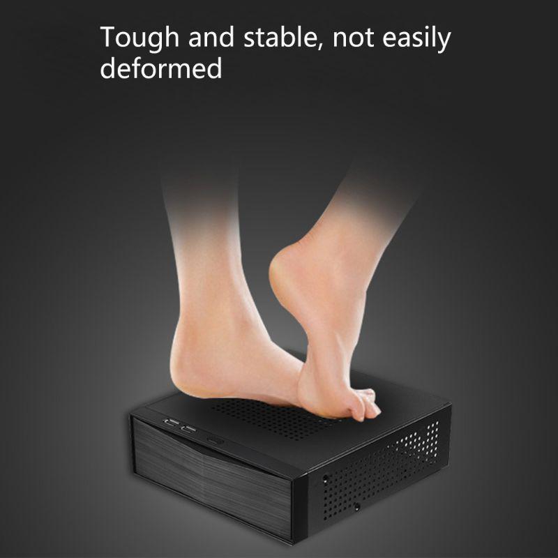 ITX компьютер для корпуса FH05 настольный компьютер для корпуса промышленного управления домашнего кинотеатра игровой ПК для корпуса горизонтальный металлический корпус